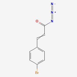molecular formula C9H6BrN3O B8359807 4-Bromocinnamoyl azide 