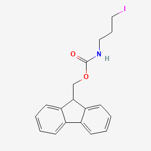 3-Iodopropylcarbamic acid 9H-fluorene-9-ylmethyl ester