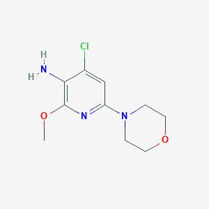 4-Chloro-2-methoxy-6-morpholin-4-ylpyridin-3-ylamine
