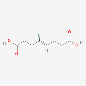 molecular formula C8H12O4 B083599 辛-4-烯二酸 CAS No. 14277-16-8
