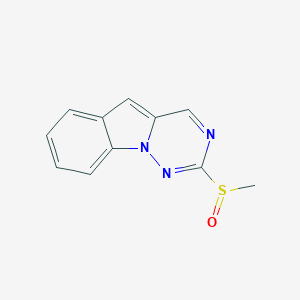 2-(Methanesulfinyl)[1,2,4]triazino[1,6-a]indole
