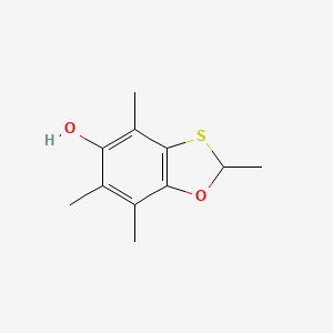 2,4,6,7-Tetramethyl-1,3-benzoxathiol-5-ol