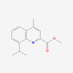 Methyl 8-isopropyl-4-methyl-2-quinolinecarboxylate