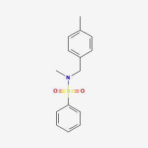 N-methyl-N-[(4-methylphenyl)methyl]benzenesulfonamide