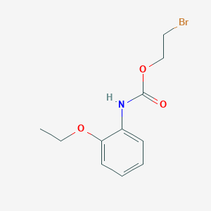 molecular formula C11H14BrNO3 B8360028 2-bromoethyl-N-(2-ethoxyphenyl)carbamate 