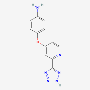 4-[2-(1H-tetrazol-5-yl)-pyridin-4-yloxy]-phenylamine