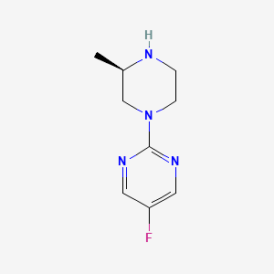 5-fluoro-2-[(3R)-3-methylpiperazin-1-yl]pyrimidine