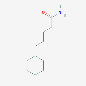 molecular formula C11H21NO B8360058 5-Cyclohexylvaleramide 