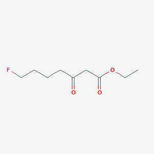 molecular formula C9H15FO3 B8360309 Ethyl 7-fluoro-3-oxoheptanoate 