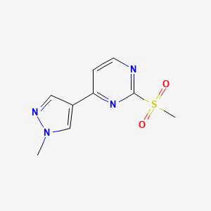 2-methanesulfonyl-4-(1-methyl-1H-pyrazol-4-yl)-pyrimidine