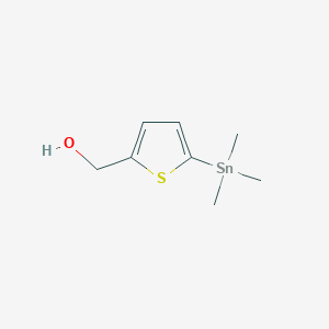 (5-Trimethylstannanyl-thiophen-2-yl)-methanol