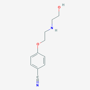 4-{2-[(2-Hydroxyethyl)amino]ethoxy}benzonitrile