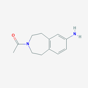 1-(7-Amino-1,2,4,5-tetrahydrobenzo[d]azepin-3-yl)ethanone