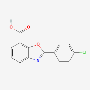 2-(4-Chlorophenyl)benzoxazole-7-carboxylic acid