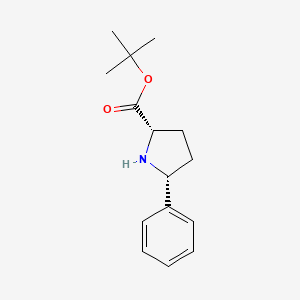 tert-butyl (2S,5R)-5-phenylprolinate