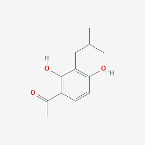 molecular formula C12H16O3 B8360437 3'-(iso-Butyl)-2',4'-dihydroxyacetophenone 