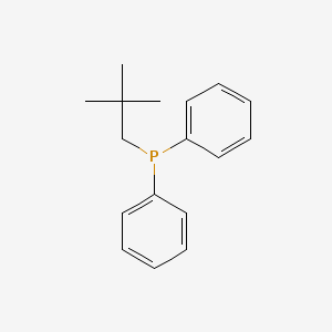 molecular formula C17H21P B8360440 (2,2-Dimethylpropyl)(diphenyl)phosphane CAS No. 7660-85-7
