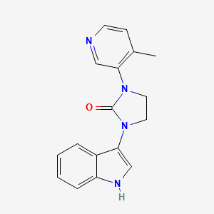1-(1H-Indol-3-yl)-3-(4-methyl-pyridin-3-yl)-imidazolidin-2-one