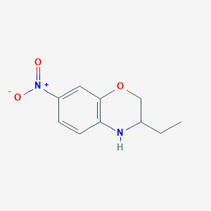 3-ethyl-3,4-dihydro-7-nitro-2H-1,4-benzoxazine