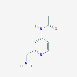 2-(Aminomethyl)-4-acetylaminopyridine