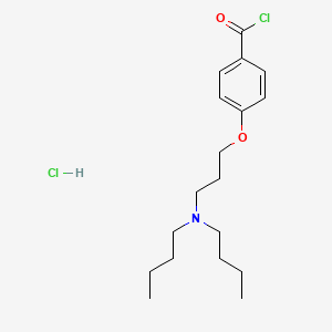 4-(3-Dibutylaminopropoxy)benzoyl chloride hydrochloride