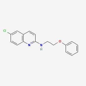 (6-Chloro-quinolin-2-yl)-(2-phenoxy-ethyl)-amine