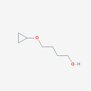 molecular formula C7H14O2 B8360813 4-Cyclopropoxybutan-1-ol 