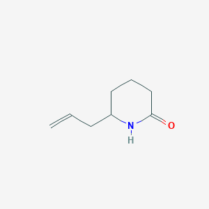 molecular formula C8H13NO B8361134 6-(Prop-2-en-1-yl)piperidin-2-one 
