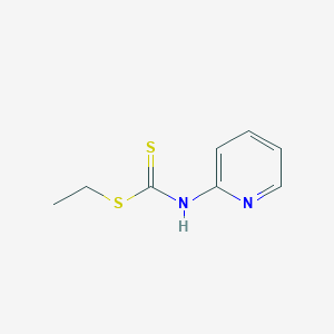 molecular formula C8H10N2S2 B083616 乙基 2-吡啶基二硫代氨基甲酸酯 CAS No. 13037-05-3