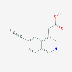 (6-Ethynyl-isoquinolin-4-yl)-acetic acid