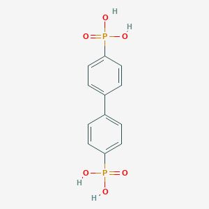 molecular formula C12H12O6P2 B083617 [4-(4-膦苯基)苯基]膦酸 CAS No. 13817-79-3