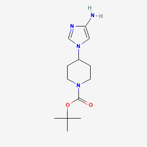tert-Butyl 4-(4-Amino-1H-imidazol-1-yl)piperidine-1-carboxylate