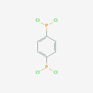 molecular formula C6H4Cl4P2 B083618 1,4-双(二氯膦基)苯 CAS No. 10498-56-3