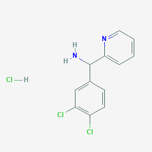 (3,4-Dichlorophenyl)(pyridin-2-yl)-methanamine hydrochloride