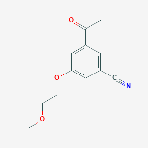 3-Acetyl-5-(2-methoxyethoxy)benzonitrile