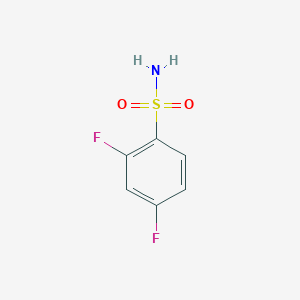 molecular formula C6H5F2NO2S B083623 2,4-二氟苯磺酰胺 CAS No. 13656-60-5