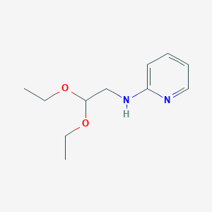 molecular formula C11H18N2O2 B8362356 N-(2,2-Diethoxyethyl)pyridine-2-amine 