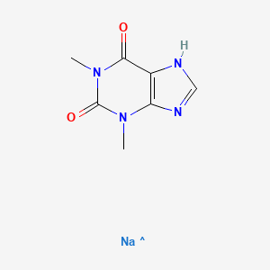 molecular formula C7H8N4NaO2 B8362683 Theophylline sodium salt 