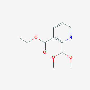 2-Dimethoxymethyl-nicotinic acid ethyl ester