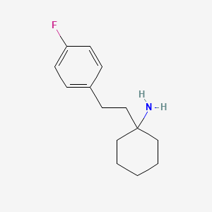 1-[2-(4-Fluoro-phenyl)-ethyl]-cyclohexylamine
