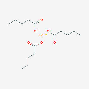 molecular formula C15H27FeO6 B083628 FERRIC VALERATE CAS No. 10450-56-3