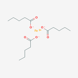 molecular formula C15H27FeO6 B083628 Iron(3+) tripentanoate CAS No. 10450-56-3