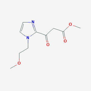 methyl 3-[1-(2-methoxyethyl)-1H-imidazol-2-yl]-3-oxopropanoate