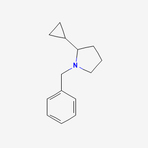 2-Cyclopropyl-1-(phenylmethyl)pyrrolidine