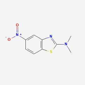 molecular formula C9H9N3O2S B8362949 N,N-dimethyl-5-nitro-1,3-benzothiazol-2-amine 