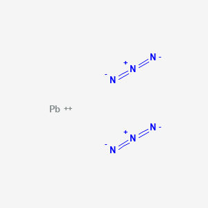 molecular formula N6Pb<br>Pb(N3)2 B083631 Lead azide (Pb(N3)2) CAS No. 13424-46-9