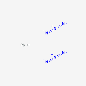 molecular formula Pb(N3)2<br>N6P B083631 二氮化铅(2+) CAS No. 13424-46-9