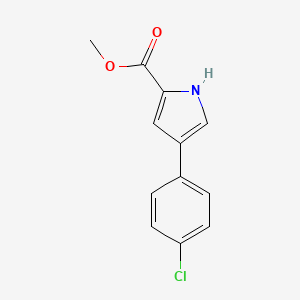 methyl 4-(4-chlorophenyl)-1H-pyrrole-2-carboxylate