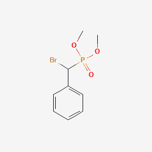 molecular formula C9H12BrO3P B8363462 Dimethyl [bromo(phenyl)methyl]phosphonate 