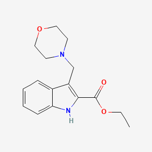 ethyl 3-(4-morpholinylmethyl)-1H-indole-2-carboxylate